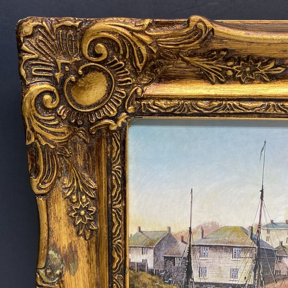 Kevin Platt Collection Painting of Port Isaac Framed Picture Art - Picture 4 of 17